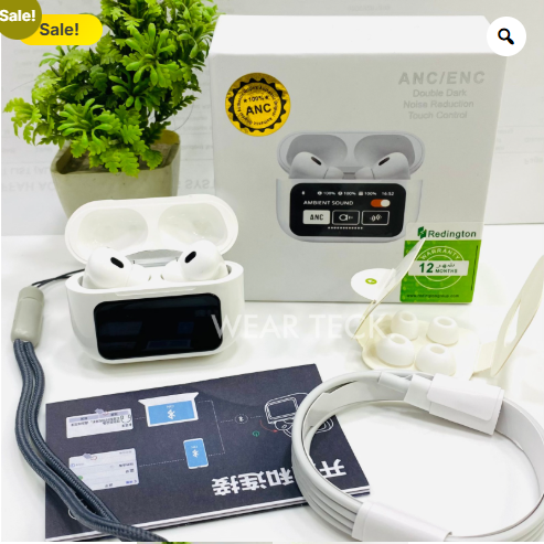A9 AirPods with Smart LED Screen | ANC + ENC With Free Cash on Delivery