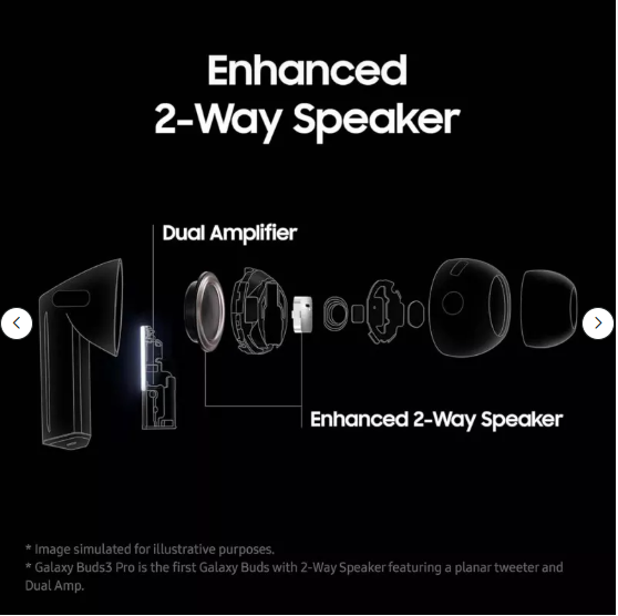 Samsung Galaxy Buds 3 Pro – with Active Noise Cancellation - Free Delivery