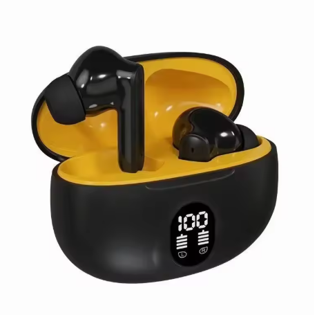 Smart Aura™ Wireless Earbuds – Bluetooth 5.3, Noise Cancellation & LED Display