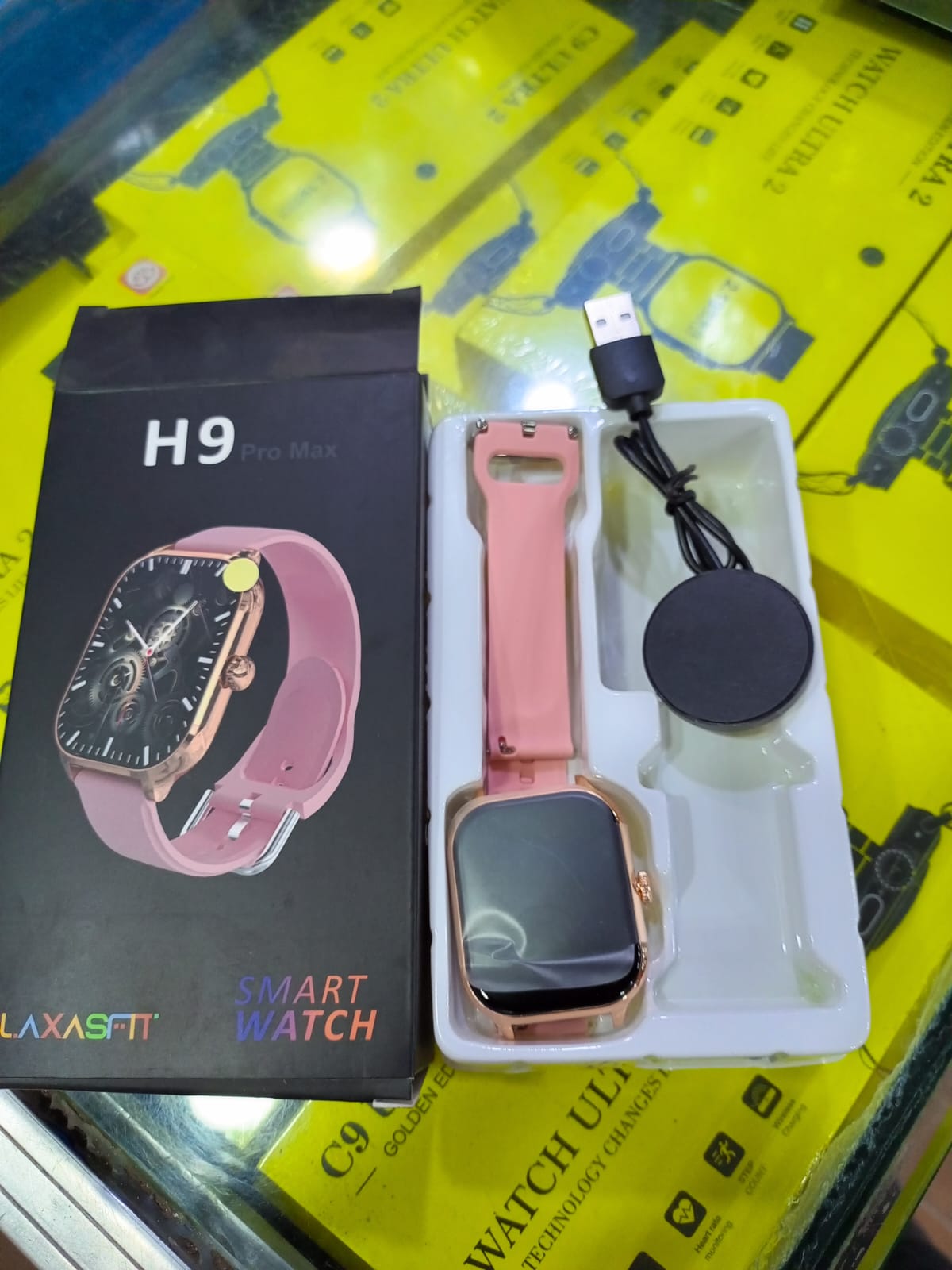 💎 H9 Pro Max Smart Watch – Bluetooth Calling, Health Tracking, Stylish Design